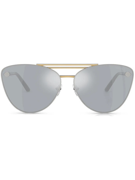  Versace Eyewear Cat-eye Sunglasses - Silver 