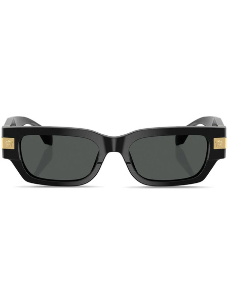  Versace Eyewear Classic Rectangle-frame Sunglasses - Black 