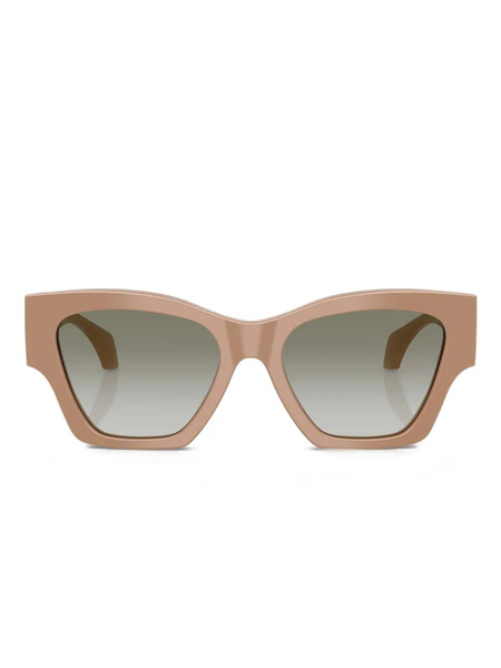  Versace Eyewear Geometric-frame Sunglasses - Brown 
