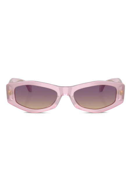  Versace Eyewear Geometric-frame Sunglasses - Pink 