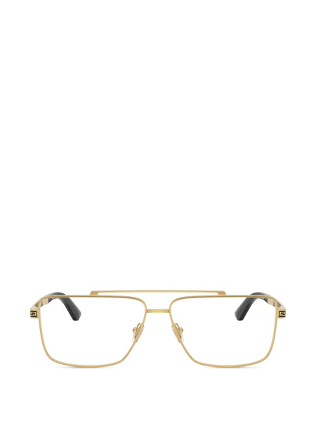  Versace Eyewear Geometric Pattern Glasses - Gold 