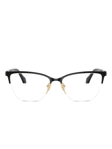  Versace Eyewear Logo-print Glasses - Black 
