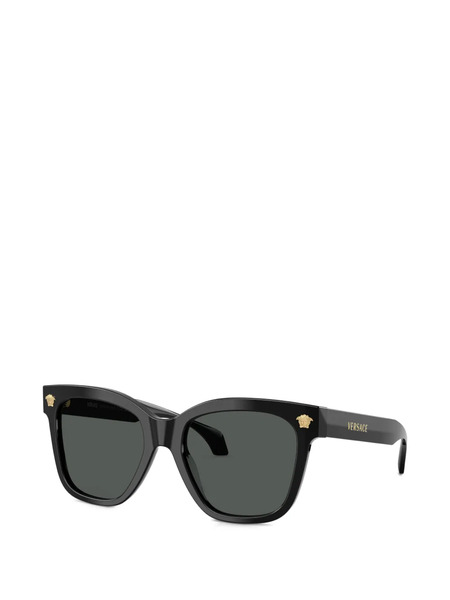  Versace Eyewear Medallion Square-frame Sunglasses - Black 