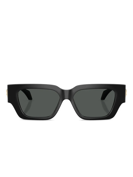  Versace Eyewear Medusa-head Square-frame Sunglasses - Black 