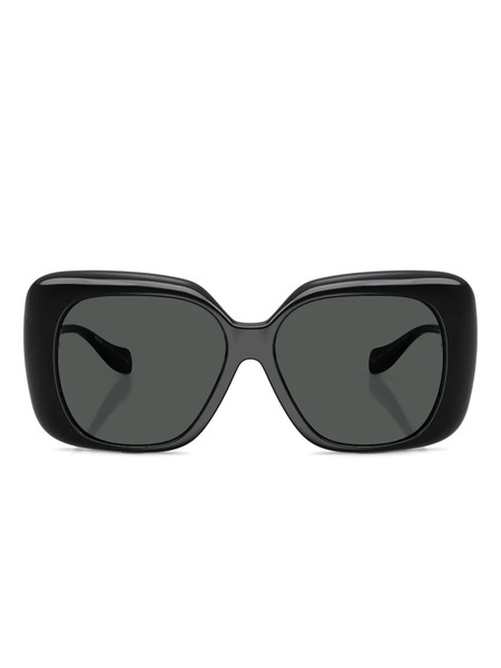  Versace Eyewear Medusa Square-frame Sunglasses - Black 