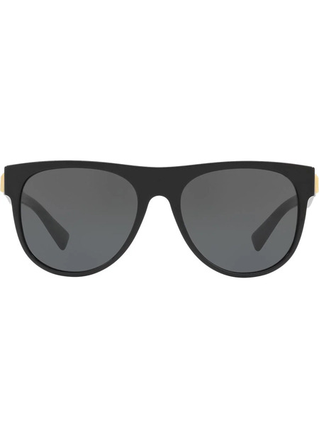  Versace Eyewear Round Frame Sunglasses - Black 