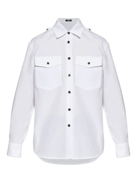  Versace Flap-pocket Buttoned Shirt - White 