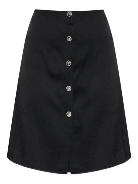  Versace Front-button Mini Skirt - Black 