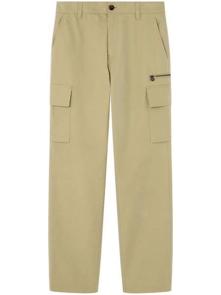  Versace Gabardine Cargo Trousers - Neutrals 