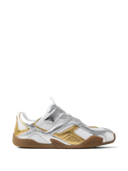  Versace Galaxia Metallic Sneakers - Silver 