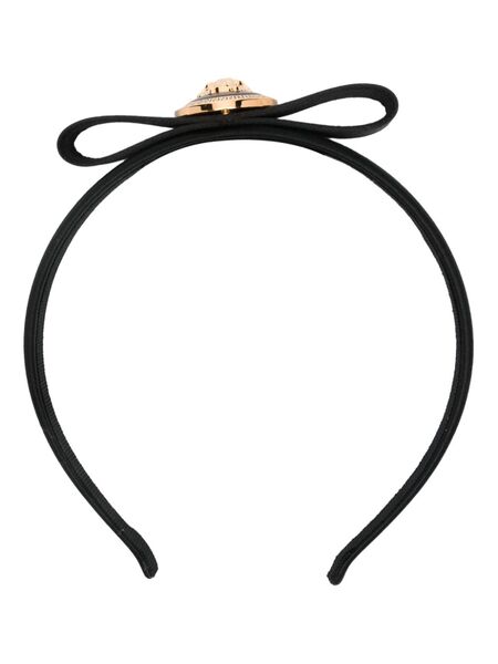  Versace Gianni Ribbon Headband - Black 