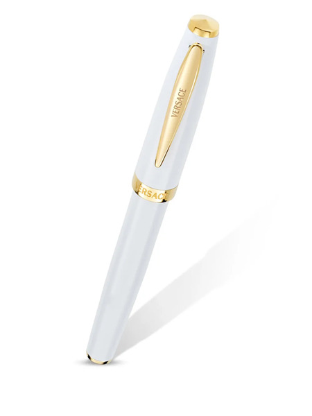  Versace Gold Plated Fountain Pen - White 