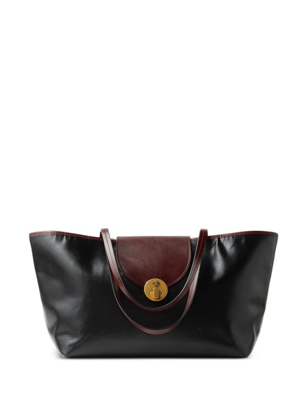  Versace Gold Tone Hardware Tote Bag - Black 