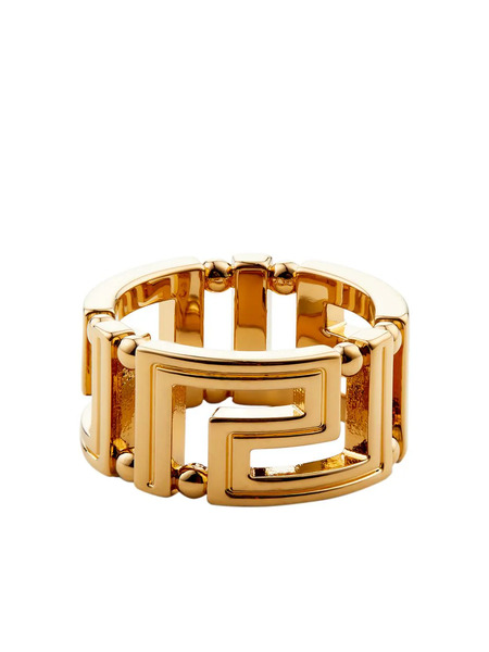  Versace Greca Cut-out Ring - Gold 