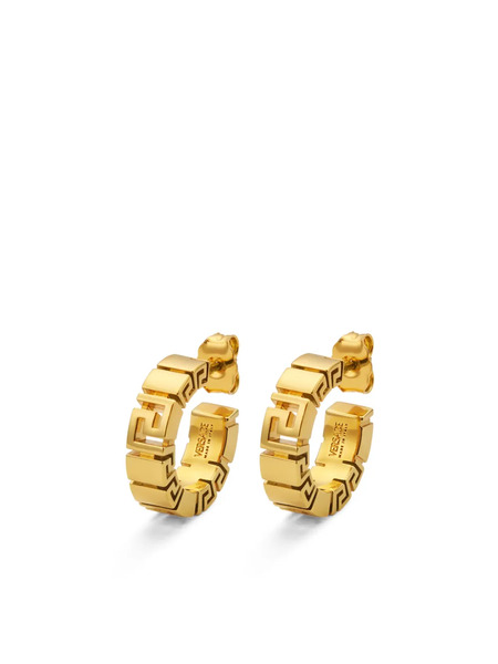  Versace Greca-motif Earrings - Gold 