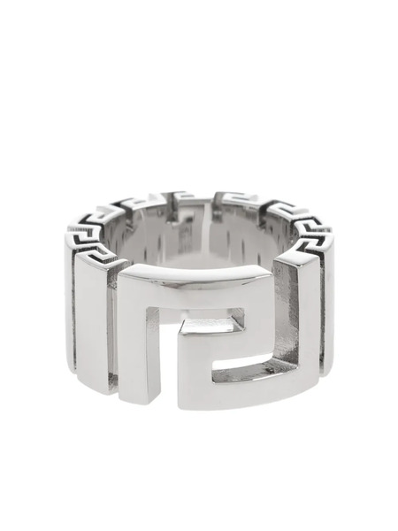  Versace Greca-motif Ring - Silver 