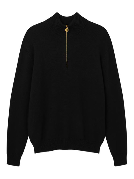  Versace Half-zip Sweater - Black 