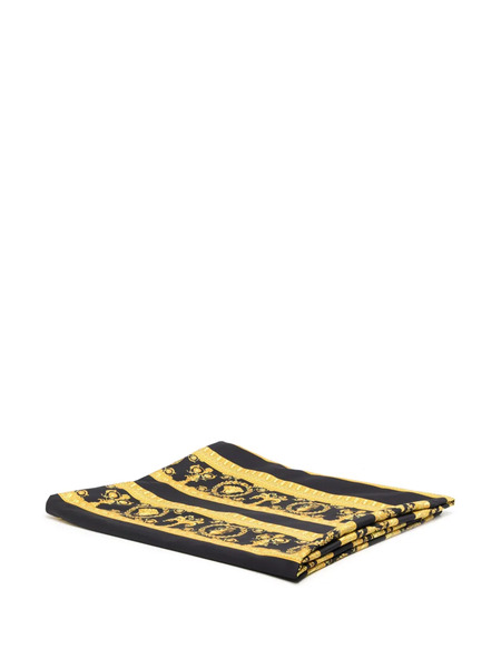  Versace Heart Baroque King Duver Cover - Black 