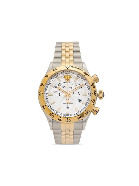  Versace Hellenyium Chrono 43mm - Silver 
