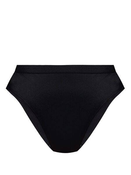  Versace High Cut Bikini Bottom - Black 