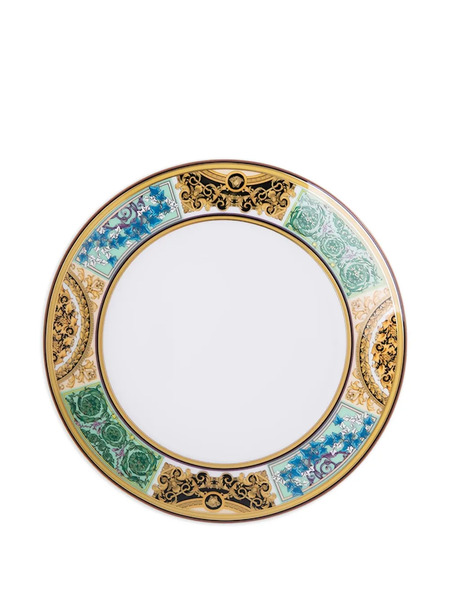  Versace Home Baroque-patterned Plate (21cm) - Yellow 