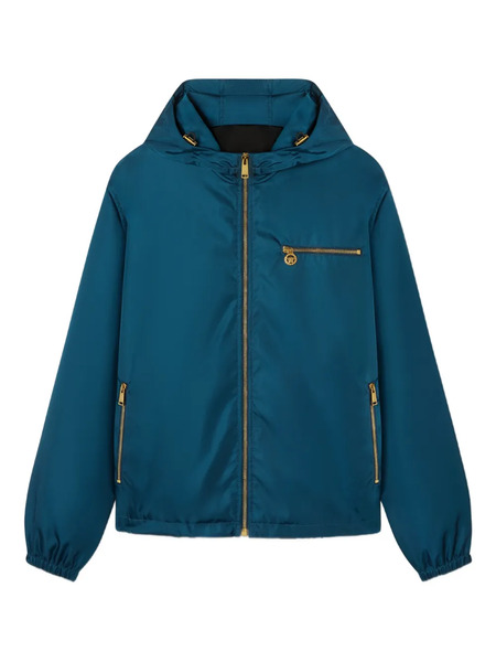  Versace Hooded Zip Jacket - Blue 