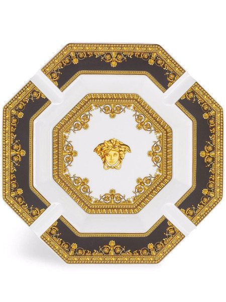  Versace I Love Baroque Porcelain Ashtray - White 
