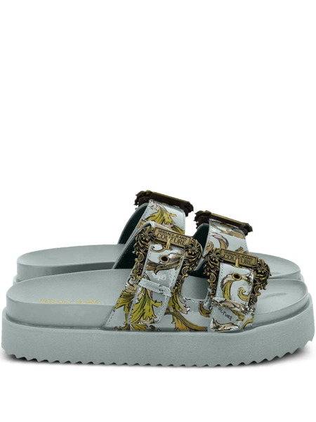  Versace Jeans Couture Arizona Slides - White 