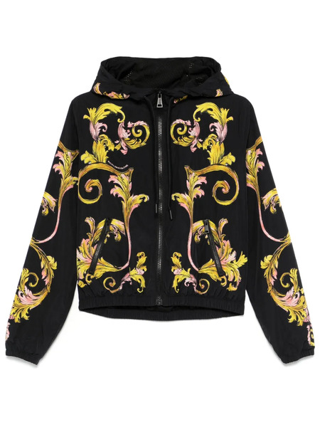  Versace Jeans Couture Barocco-print Jacket - Black 