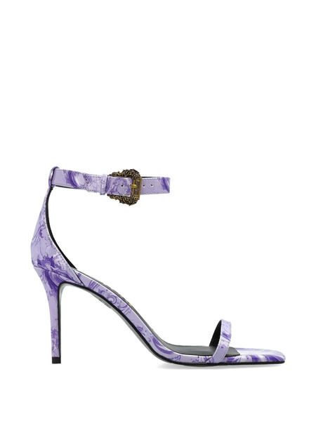  Versace Jeans Couture Barocco-print Sandals - Purple 