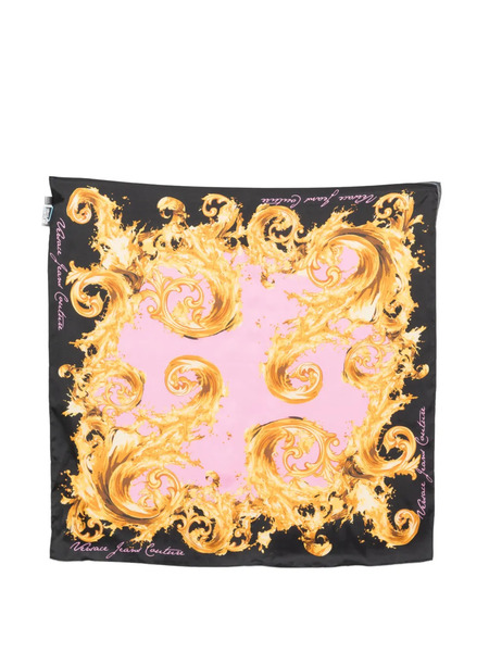  Versace Jeans Couture Barocco-print Scarf - Black 