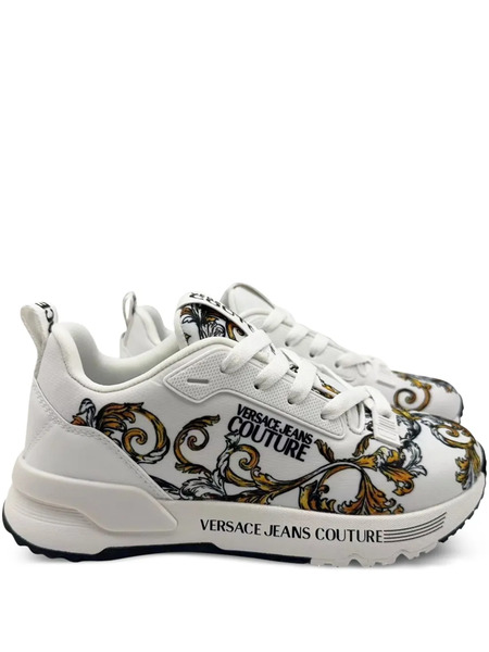  Versace Jeans Couture Barocco-print Sneakers - White 