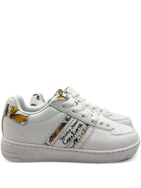  Versace Jeans Couture Barocco-print Sneakers - White 