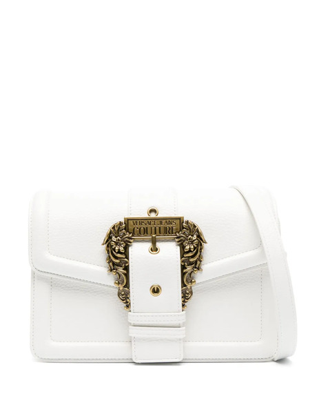  Versace Jeans Couture Baroque-buckle Satchel Bag - White 