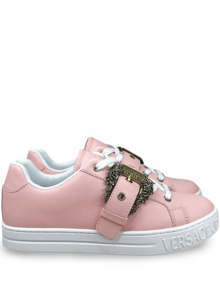  Versace Jeans Couture Baroque-buckle Sneakers - Pink 