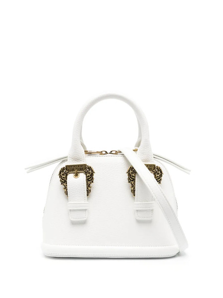 Versace Jeans Couture Baroque-buckle Tote Bag - White 
