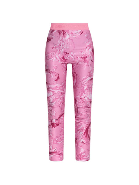  Versace Jeans Couture Baroque-print Leggings - Pink 