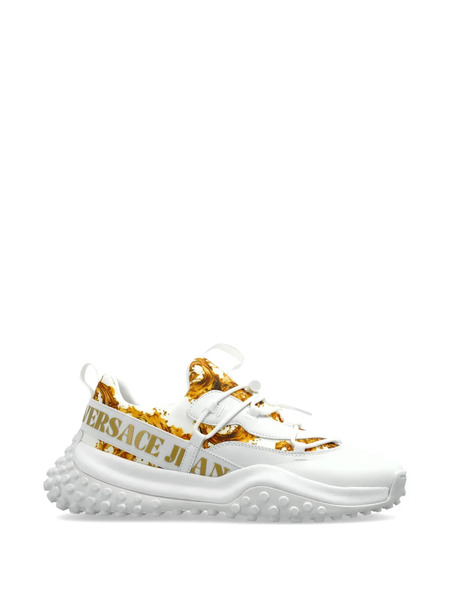  Versace Jeans Couture Baroque-print Sneakers - White 