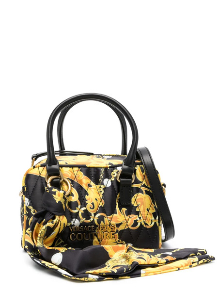  Versace Jeans Couture Baroque-print Tote Bag - Black 
