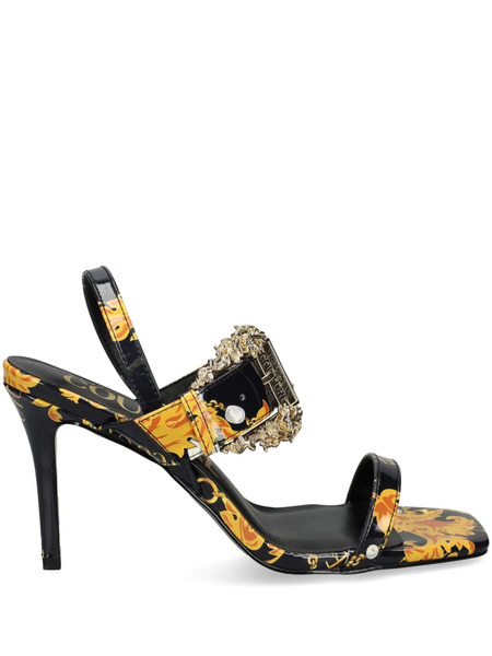  Versace Jeans Couture Buckle-strap Sandals - Black 