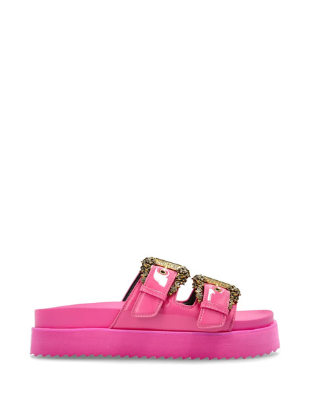  Versace Jeans Couture Buckle-strap Sandals - Pink 