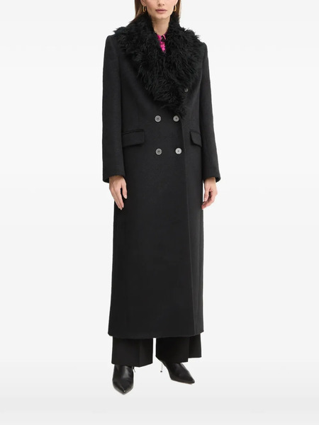  Versace Jeans Couture Double-breasted Coat - Black 