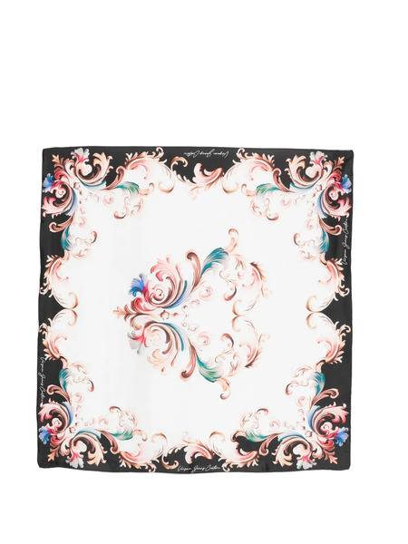  Versace Jeans Couture Floral-print Scarf - White 