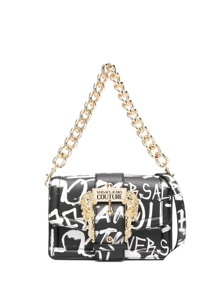 Versace Jeans Couture Graffiti-print Crossbody Bag - Black 