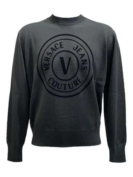  Versace Jeans Couture Graphic-print Sweater - Black 