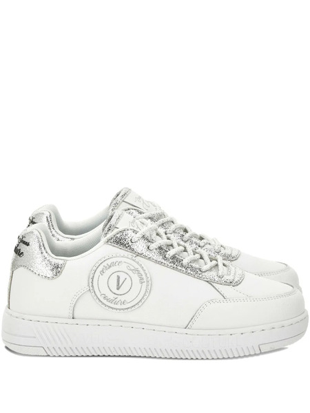  Versace Jeans Couture Logo-detail Sneakers - White 