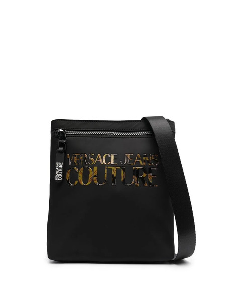  Versace Jeans Couture Logo-embellished Messenger Bag - Black 