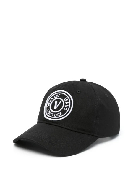  Versace Jeans Couture Logo-embroidered Baseball Cap - Black 