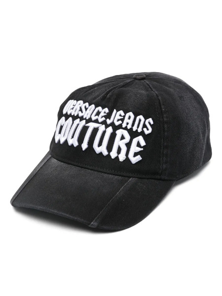  Versace Jeans Couture Logo-embroidered Cap - Black 