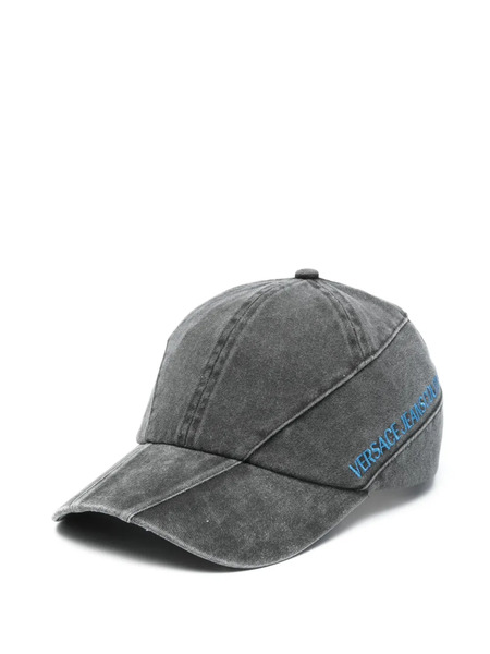  Versace Jeans Couture Logo-embroidered Cap - Black 
